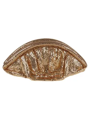 Pixel Workmanship Gold-Tone Pouch