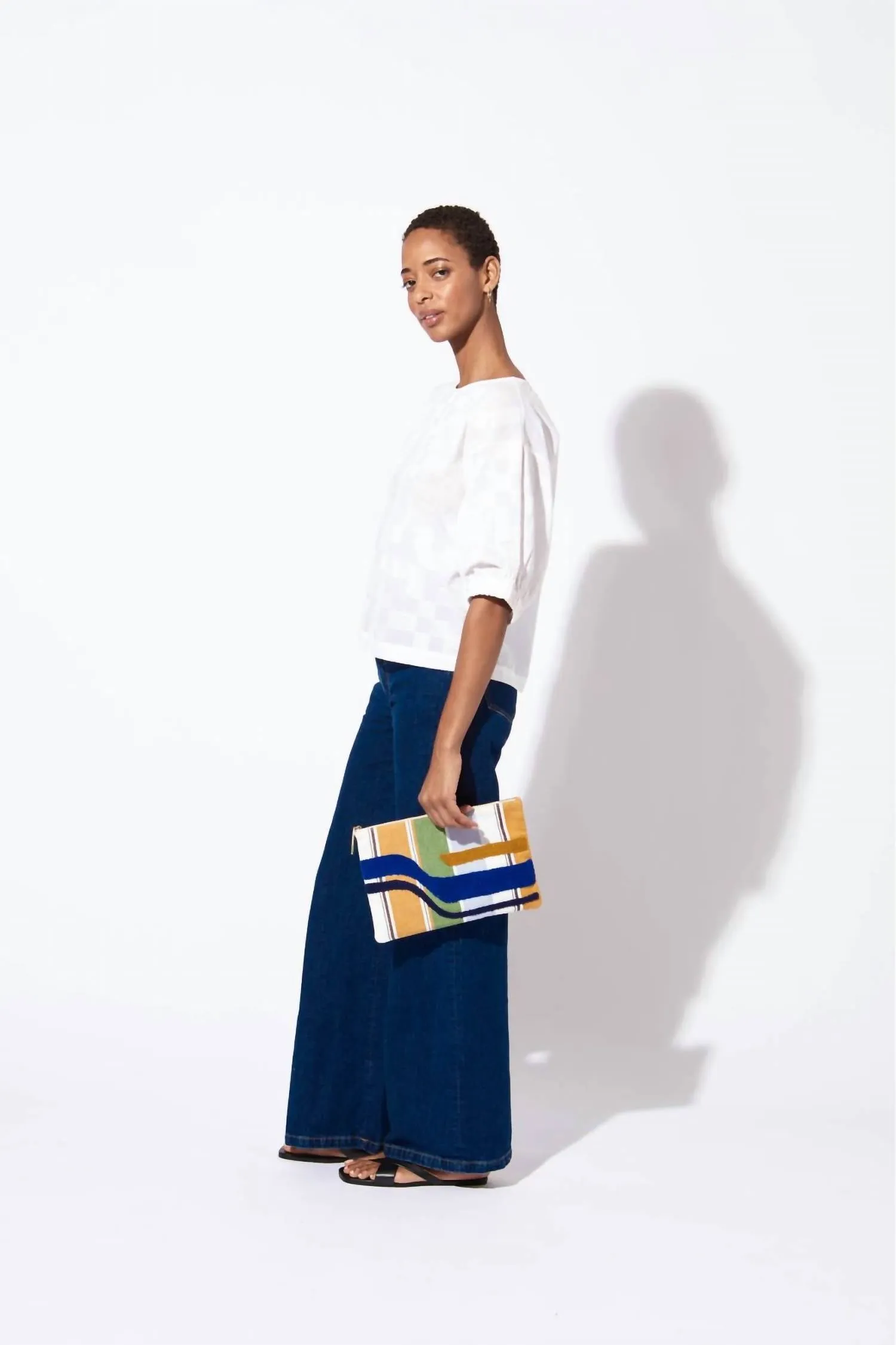Pochette Adonis Merida Clutch In Bleu