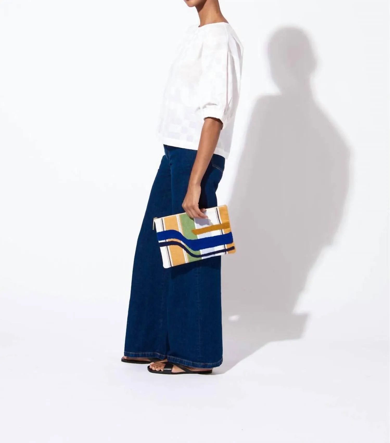 Pochette Adonis Merida Clutch In Bleu