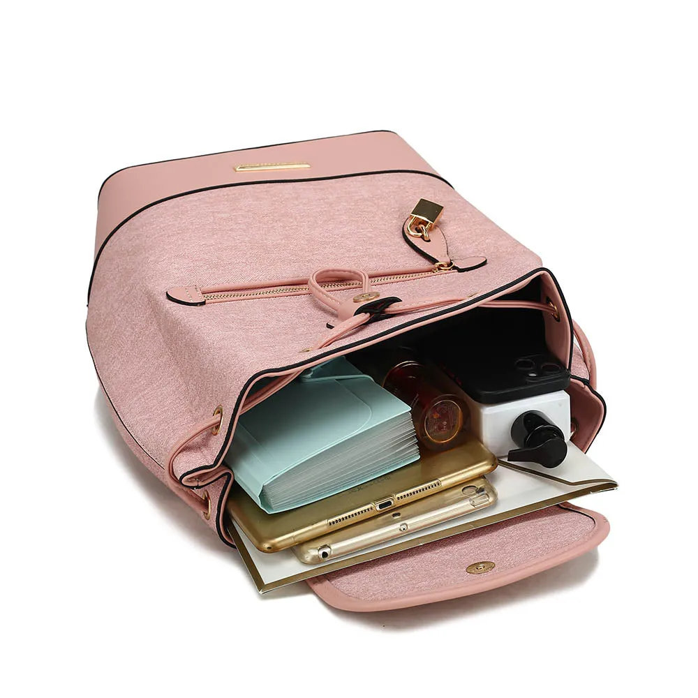 Porsha Vegan Leather Womens Backpack