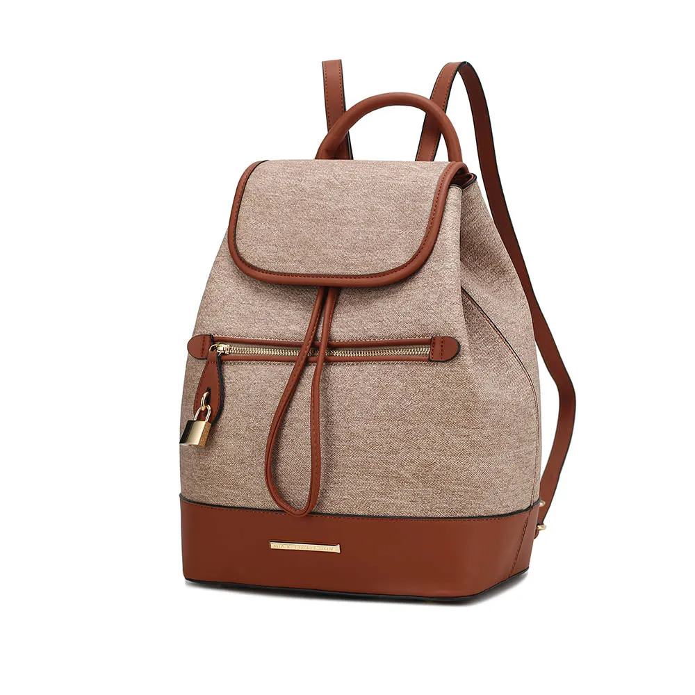 Porsha Vegan Leather Womens Backpack