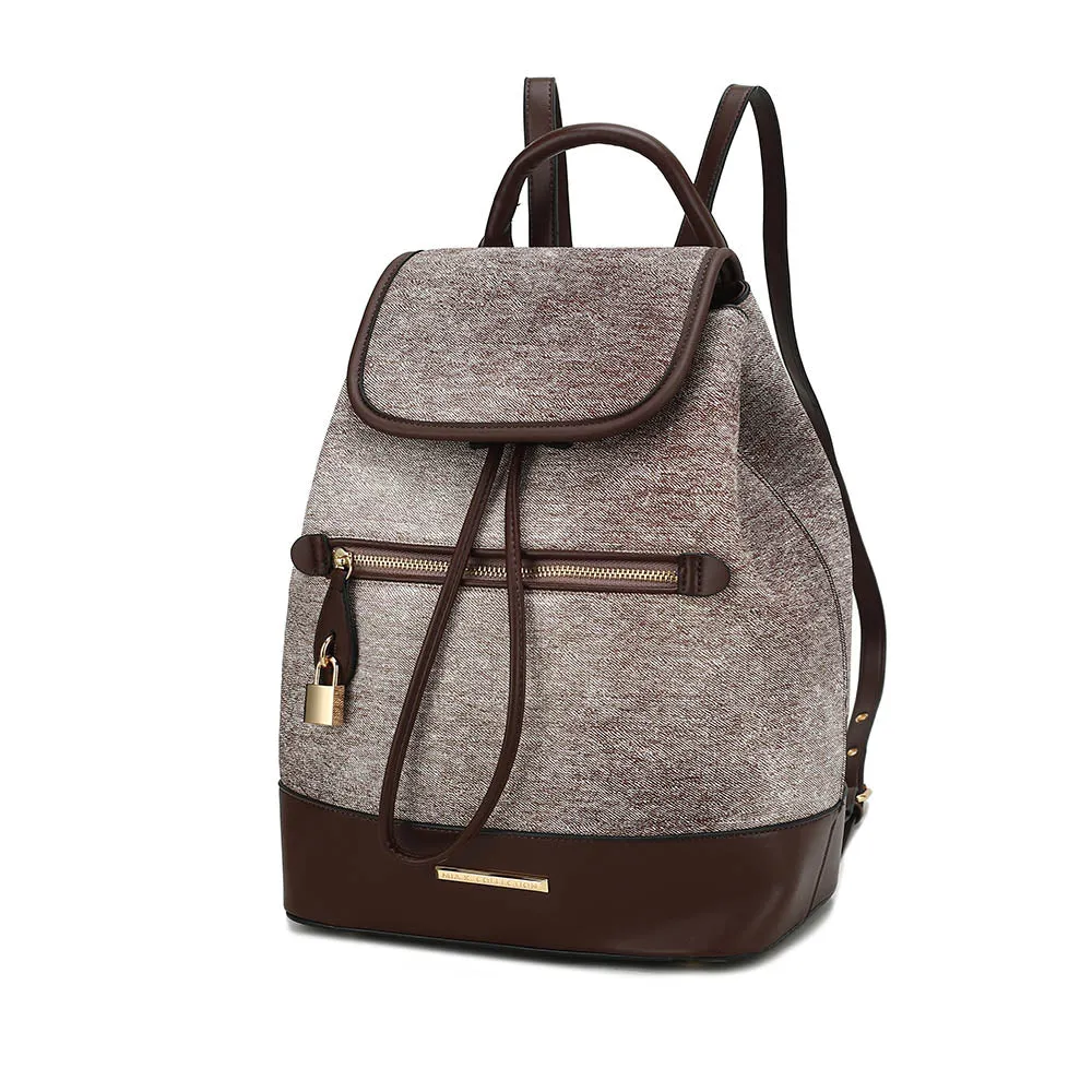 Porsha Vegan Leather Womens Backpack