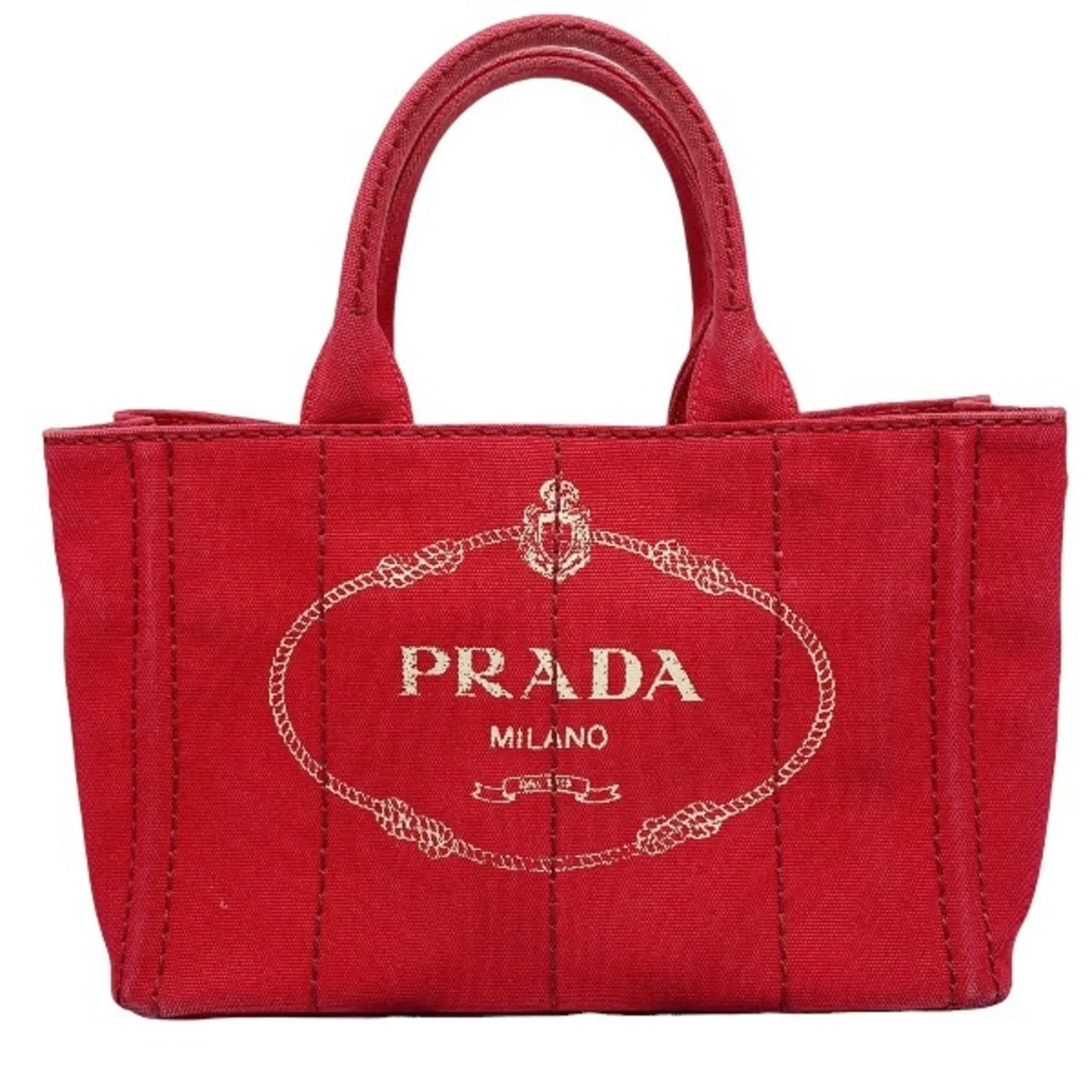Prada Canapa Canvas Tote Bag (Pre-Owned)
