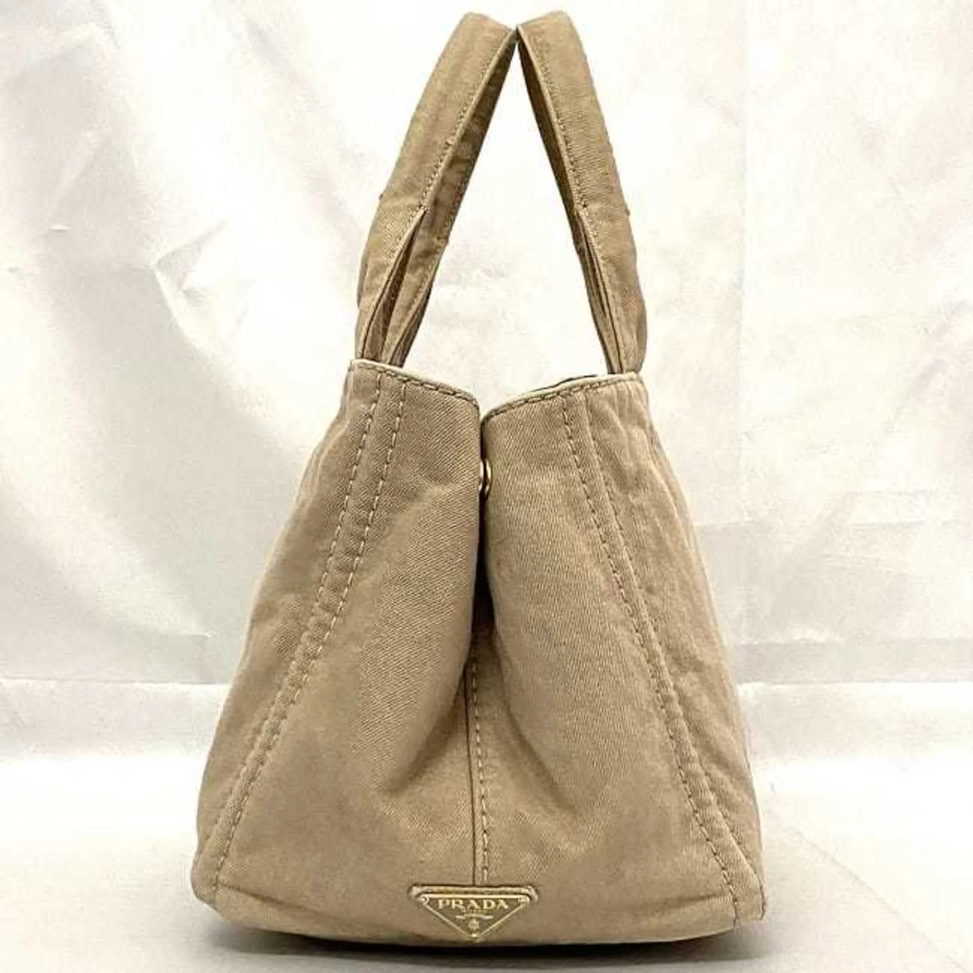 Prada Canapa Handbag Tote Bag (Pre-Owned)