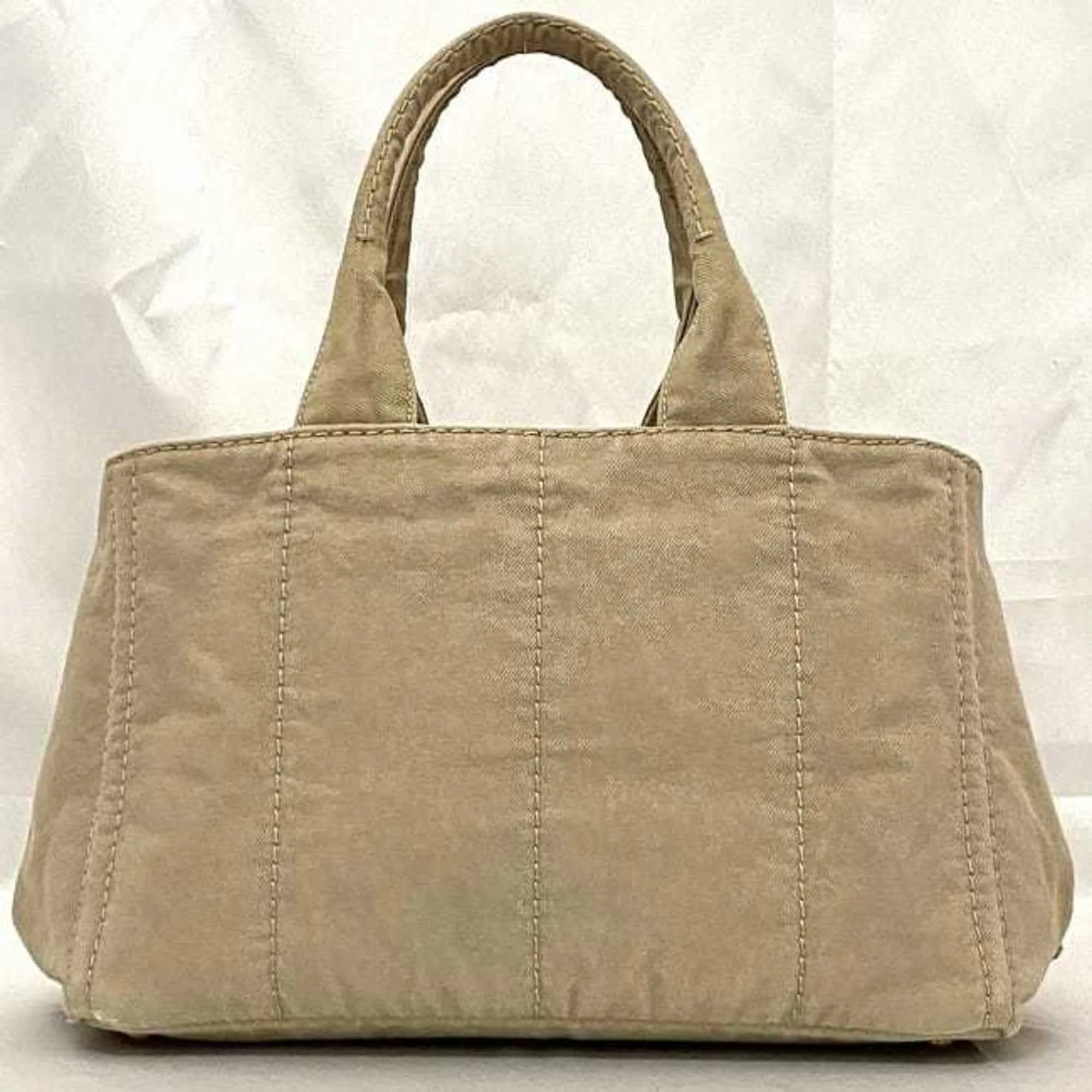 Prada Canapa Handbag Tote Bag (Pre-Owned)