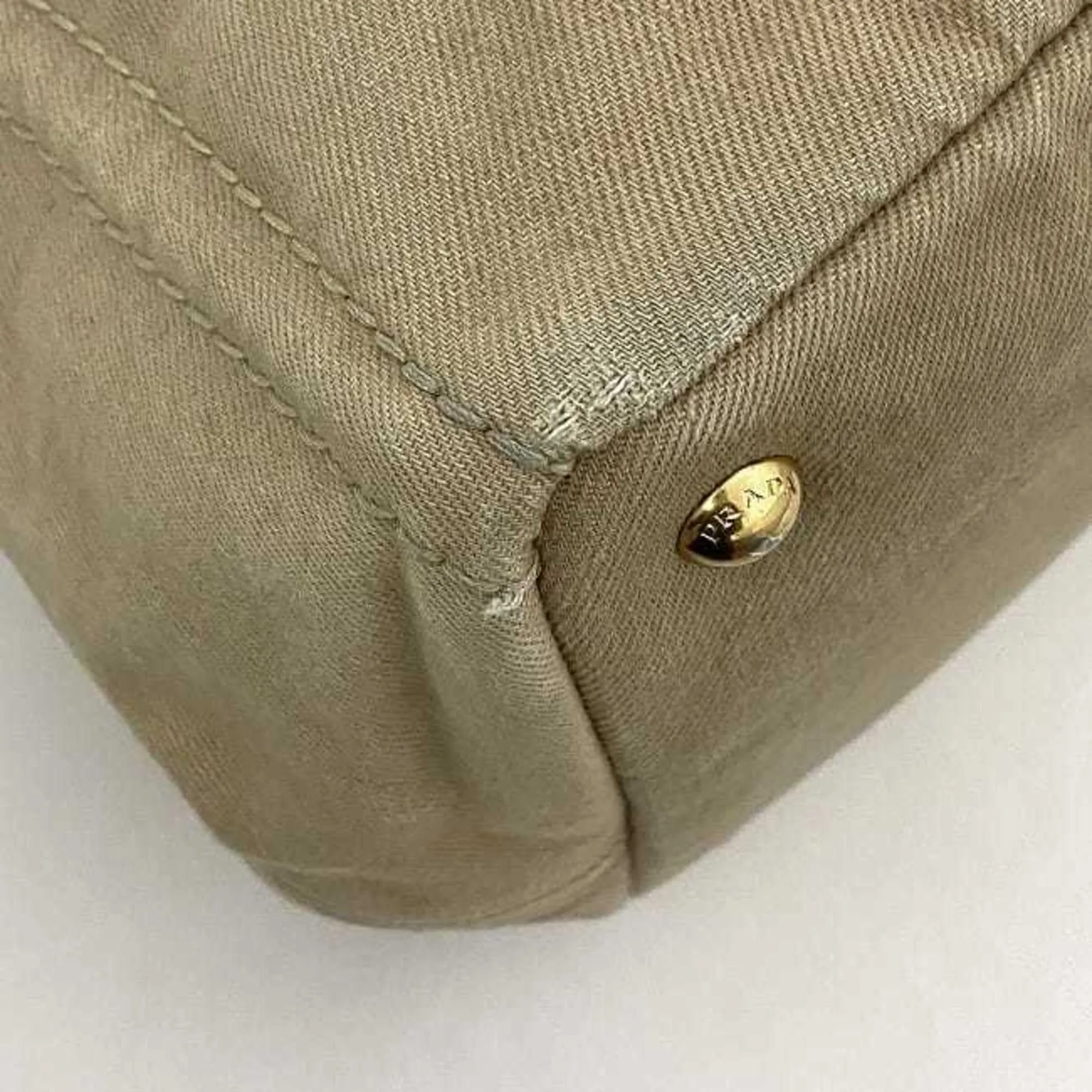 Prada Canapa Handbag Tote Bag (Pre-Owned)