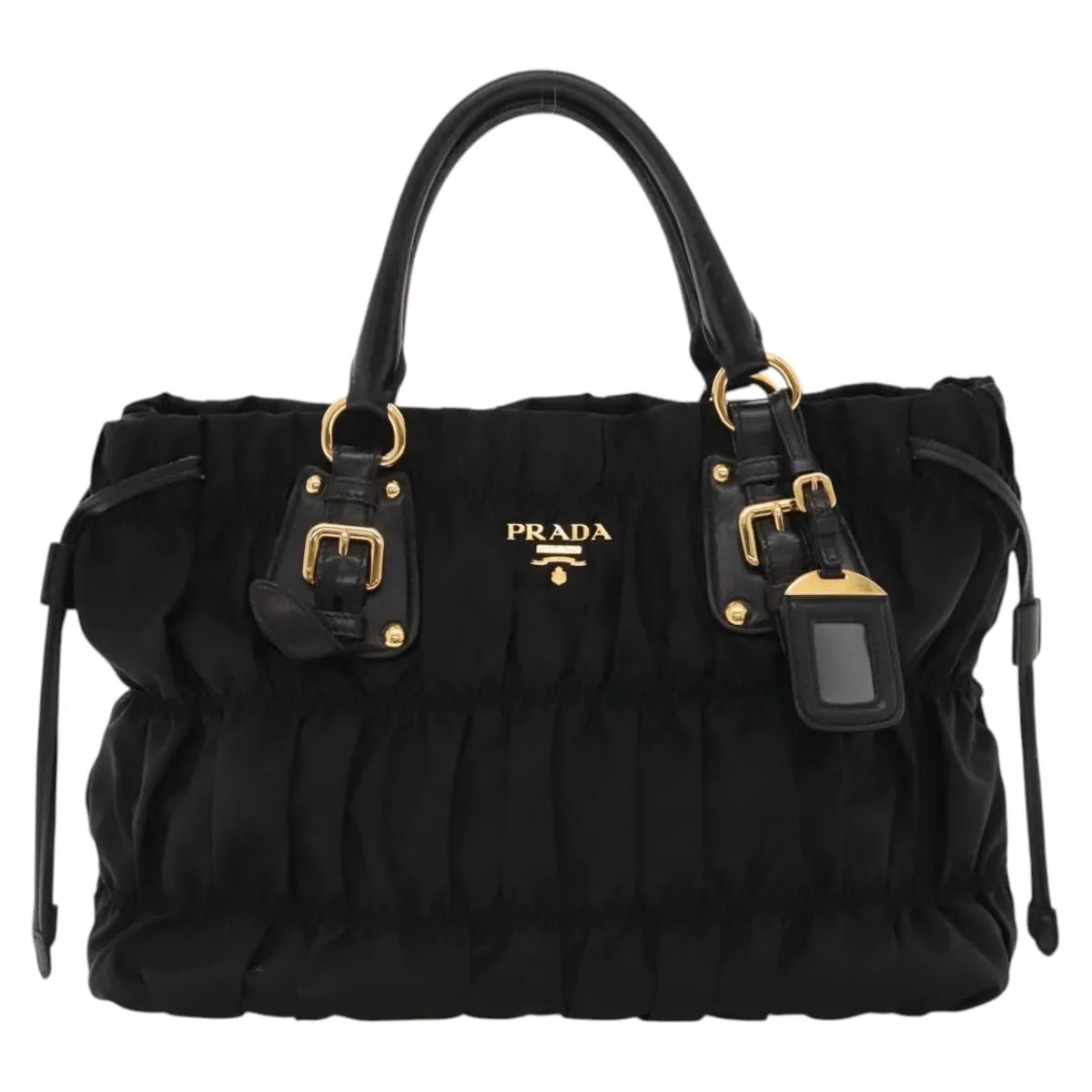 Prada Gaufre Nylon Handbag (Pre-Owned)