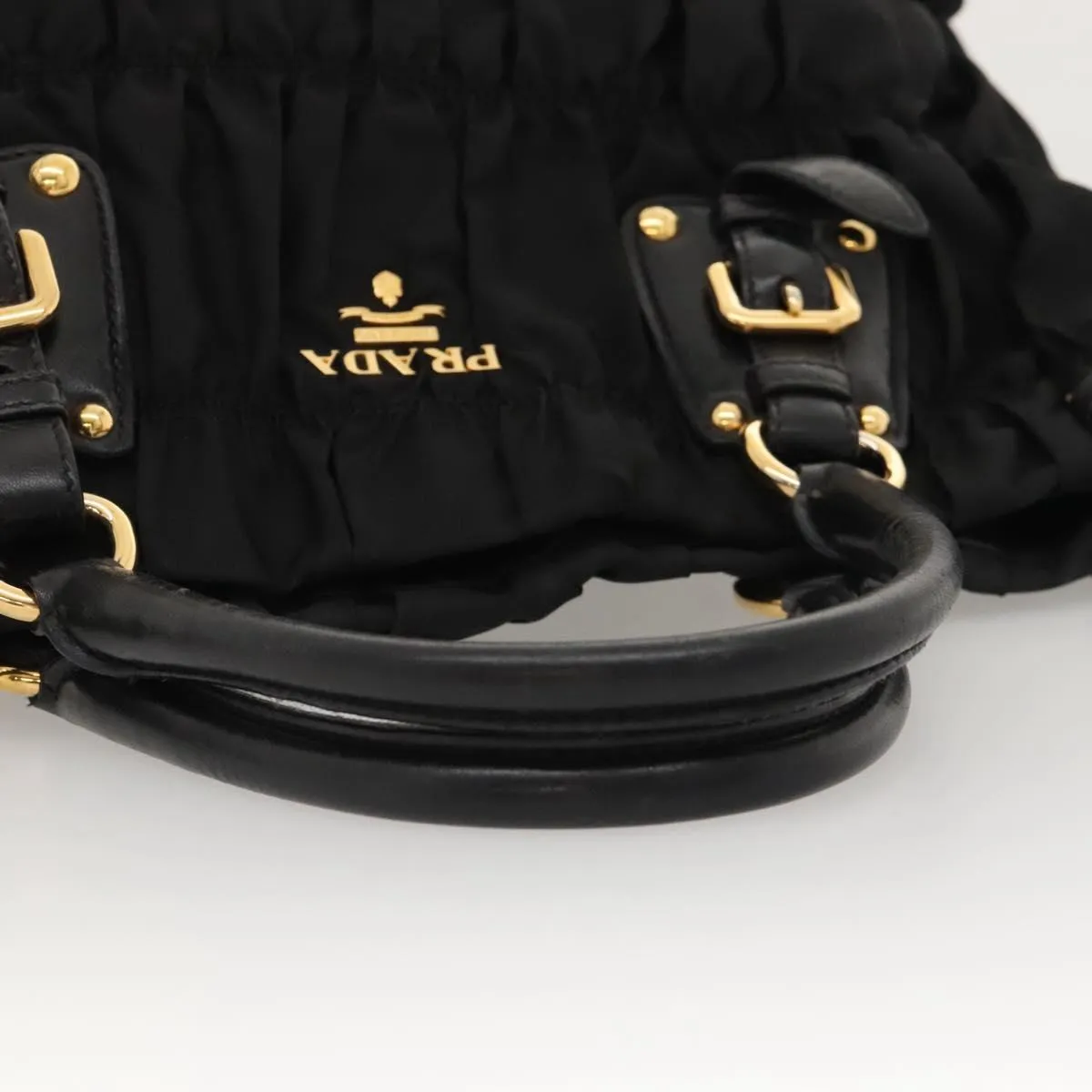 Prada Gaufre Nylon Handbag (Pre-Owned)