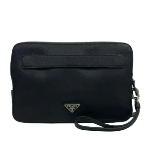 Prada Leather Clutch Bag (Pre-Owned)