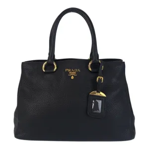 Prada Leather Handbag Tote Bag (Pre-Owned)