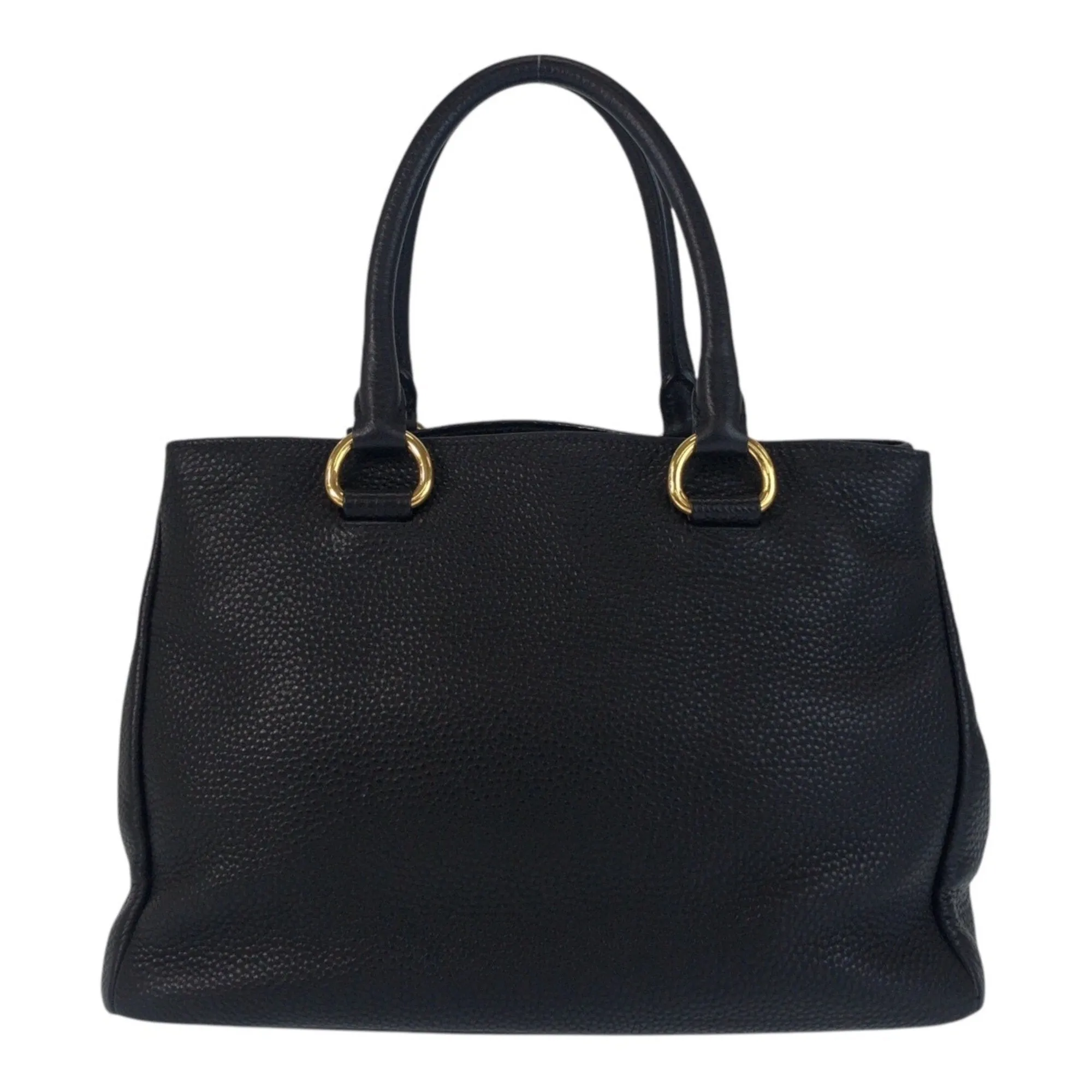 Prada Leather Handbag Tote Bag (Pre-Owned)