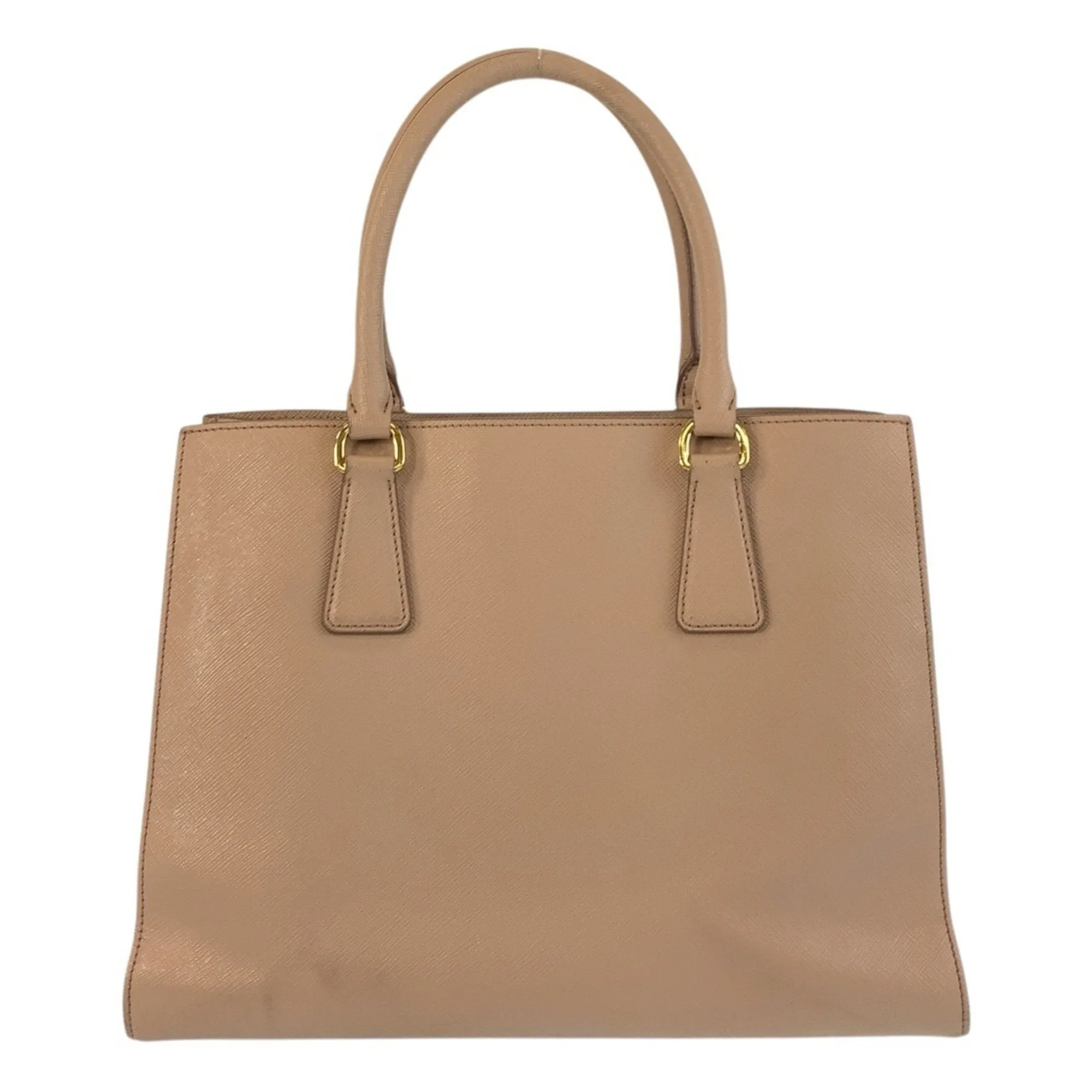 Prada Leather Handbag Tote Bag (Pre-Owned)