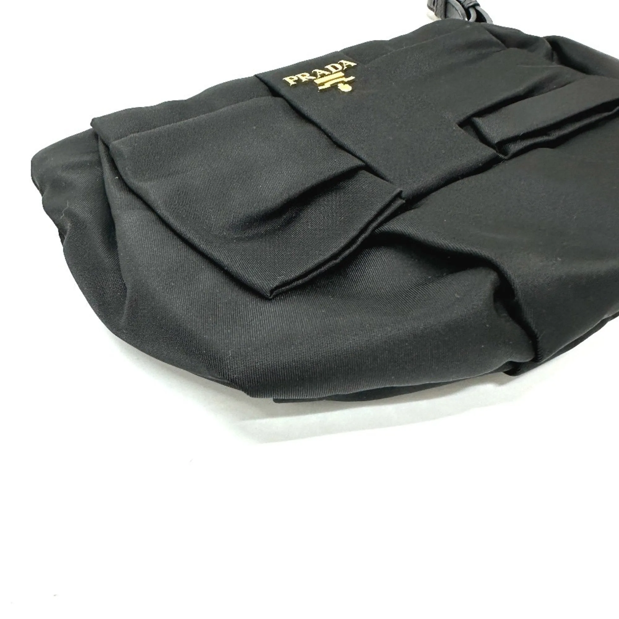 Prada Leather Nylon Pouch (Pre-Owned)