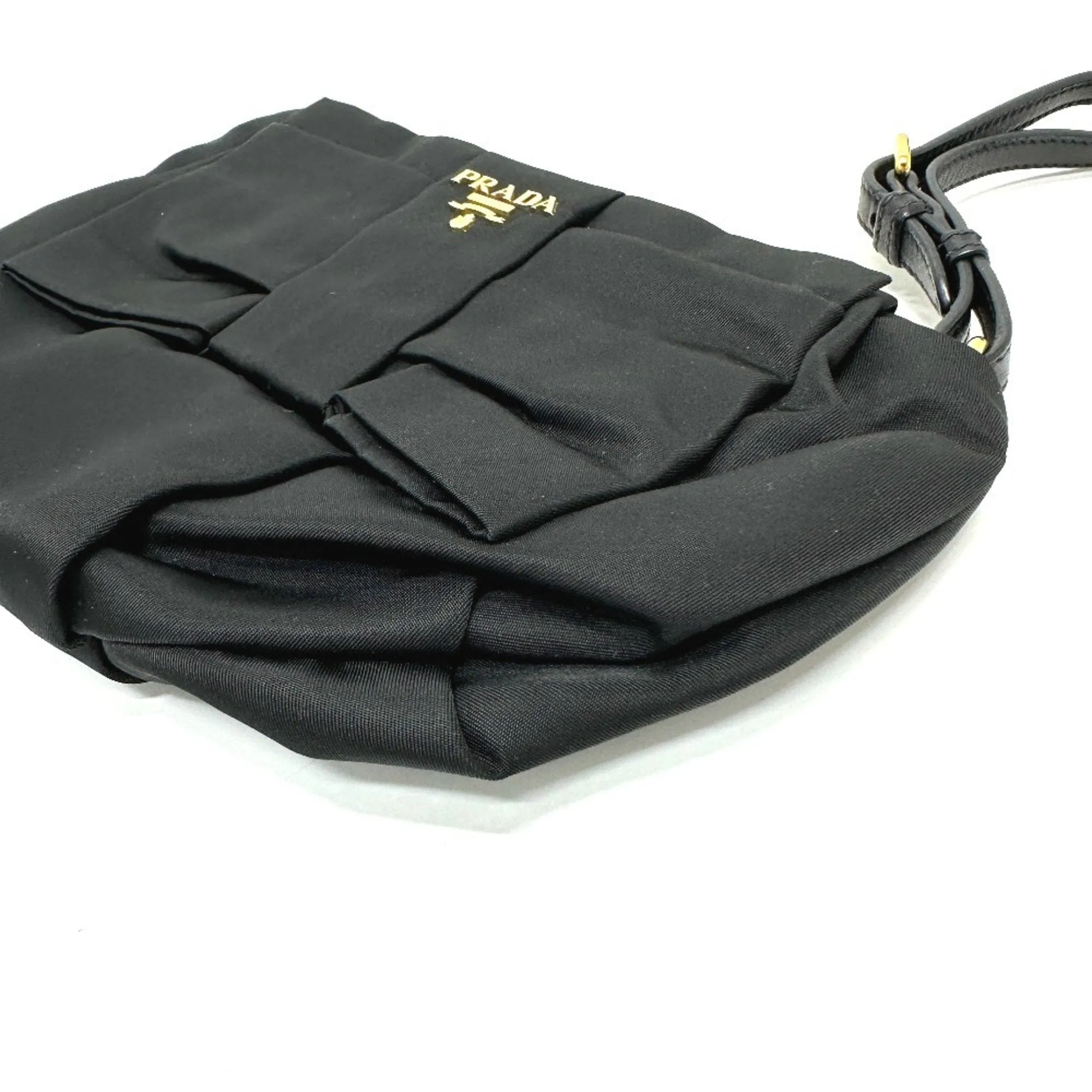 Prada Leather Nylon Pouch (Pre-Owned)