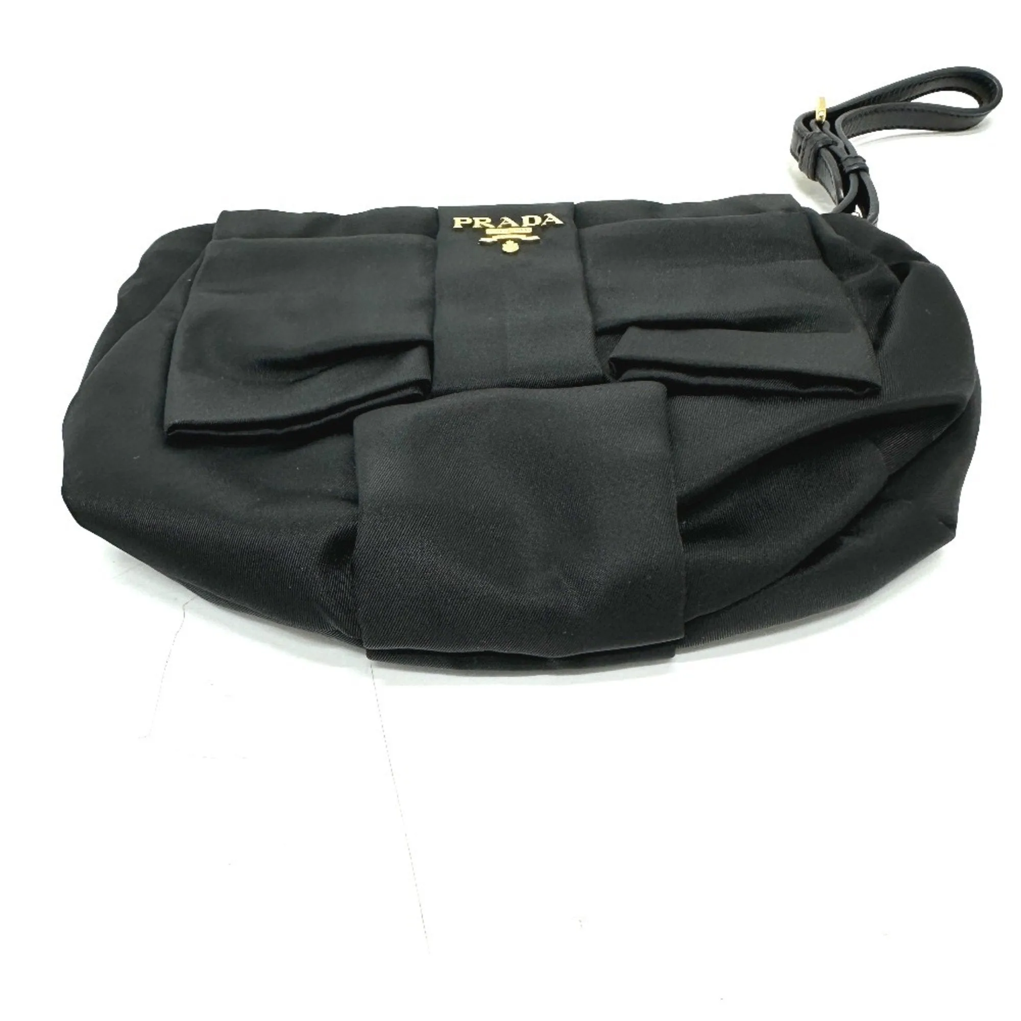 Prada Leather Nylon Pouch (Pre-Owned)