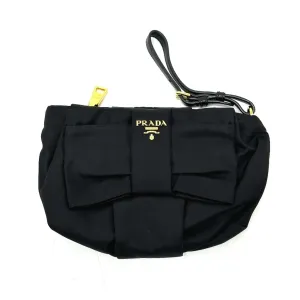 Prada Leather Nylon Pouch (Pre-Owned)
