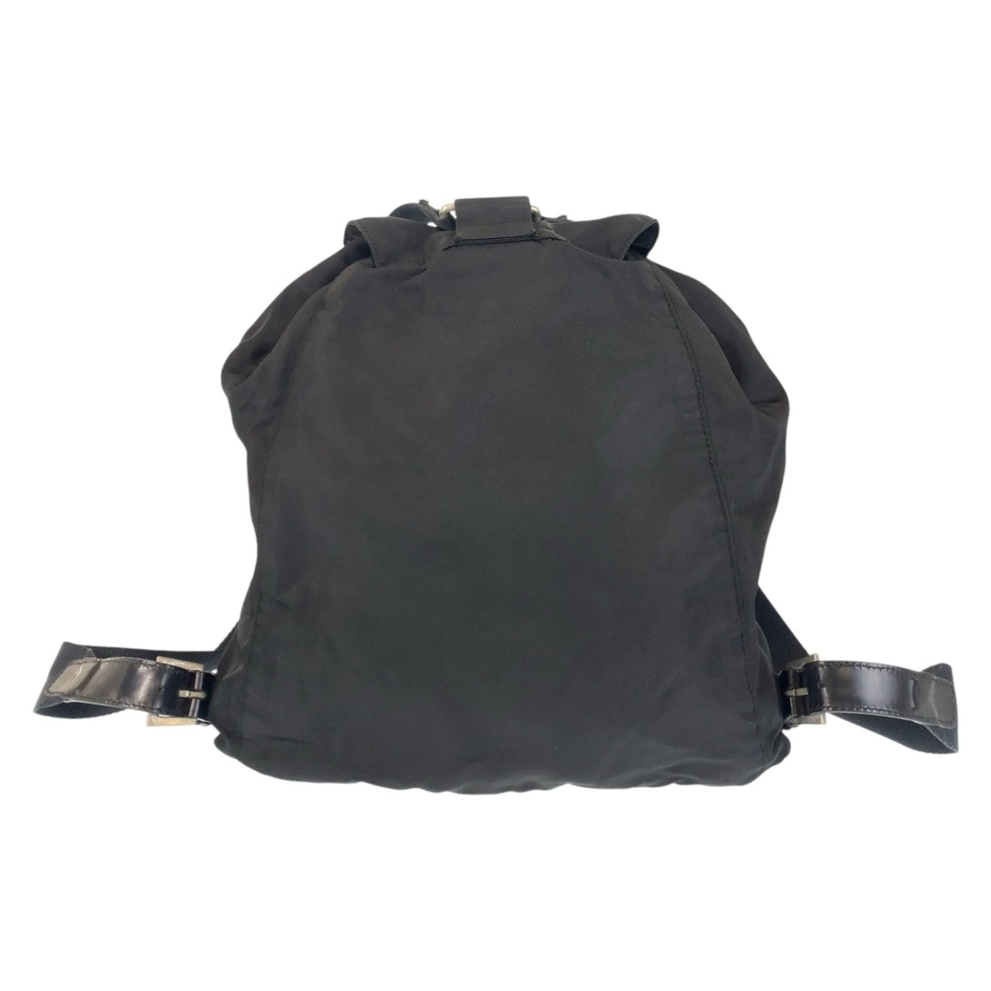 Prada Nylon Leather Backpack (Pre-Owned)