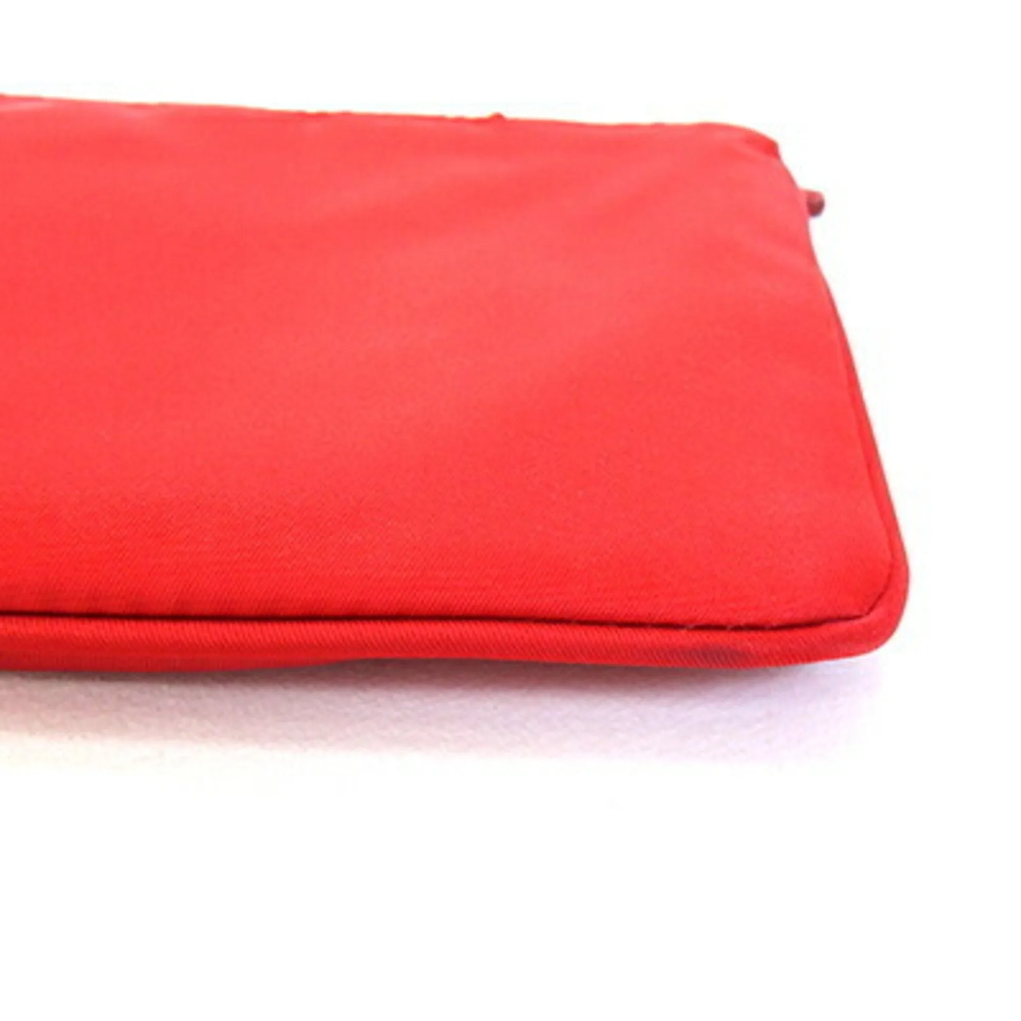 Prada Nylon Leather Clutch Bag Pouch (Pre-Owned)