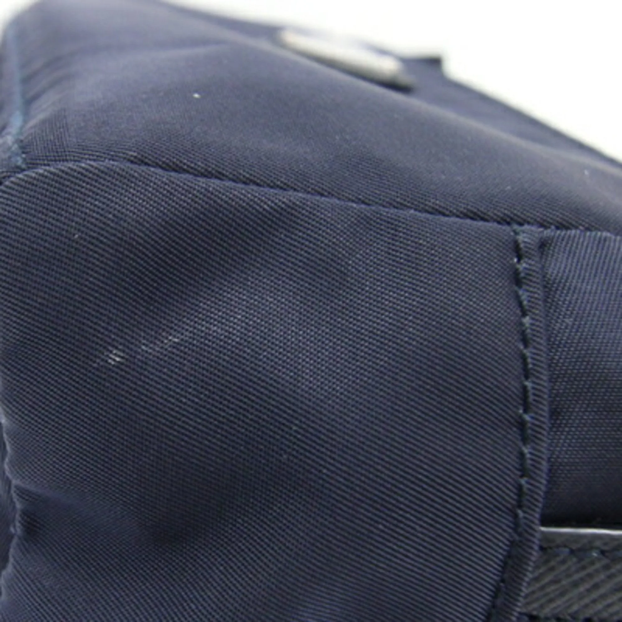 Prada Nylon Leather Clutch Bag (Pre-Owned)