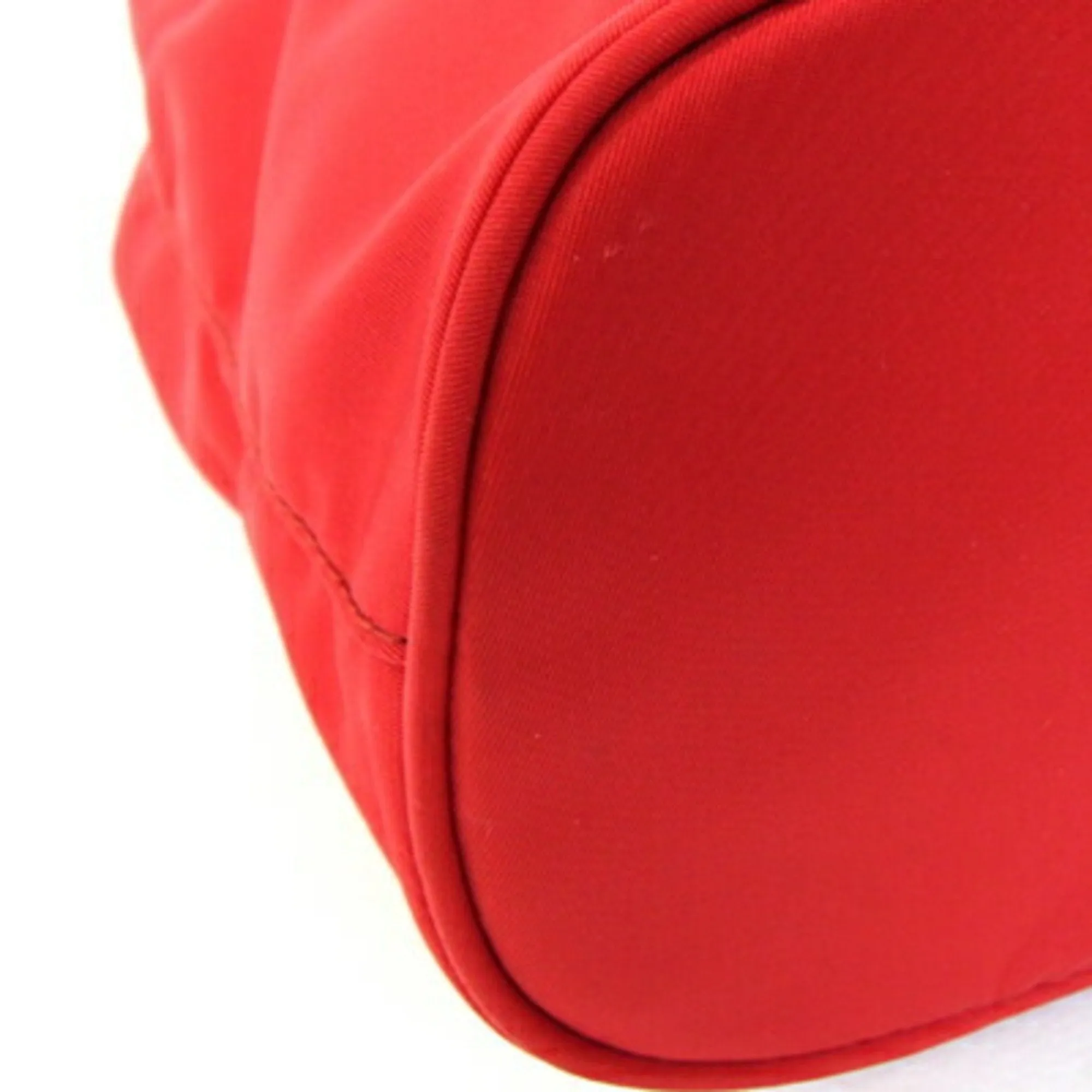 Prada Nylon Leather Handbag Pouch (Pre-Owned)
