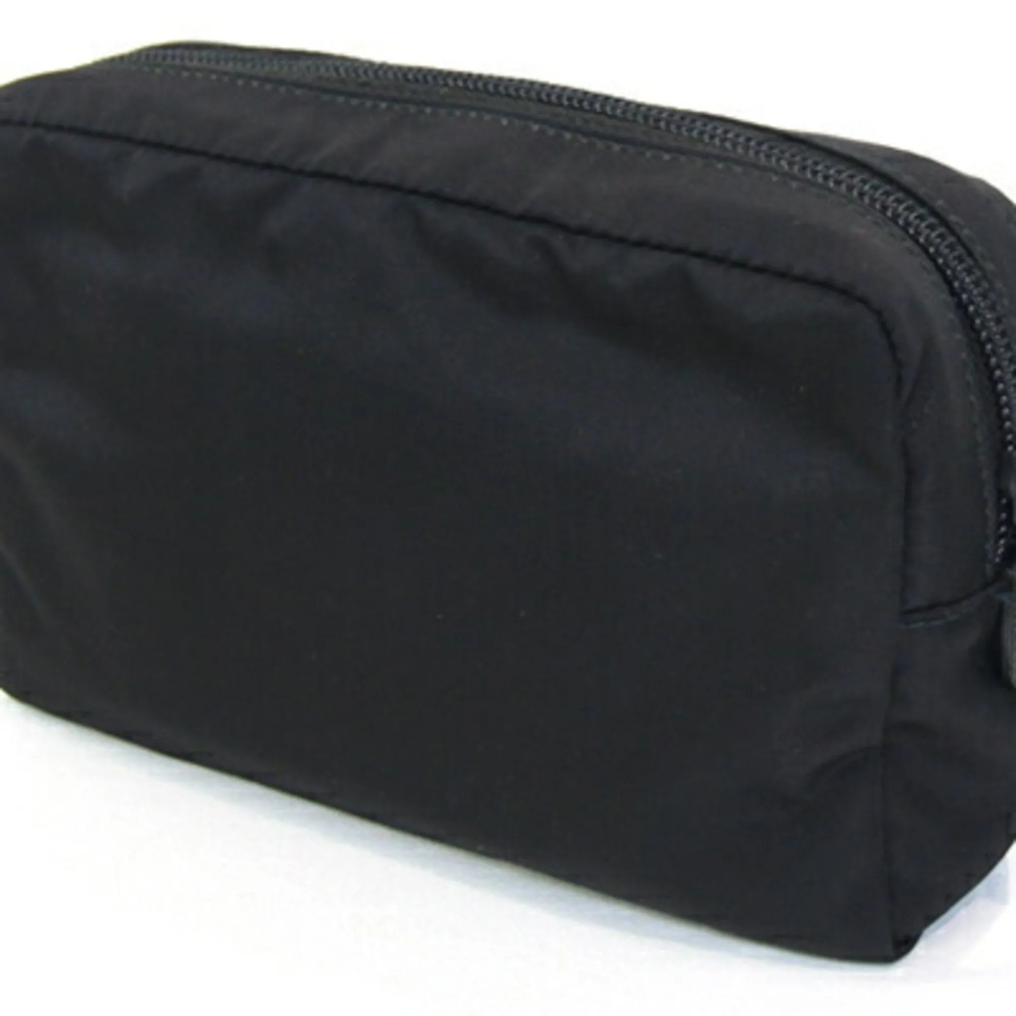 Prada Nylon Leather Pouch (Pre-Owned)