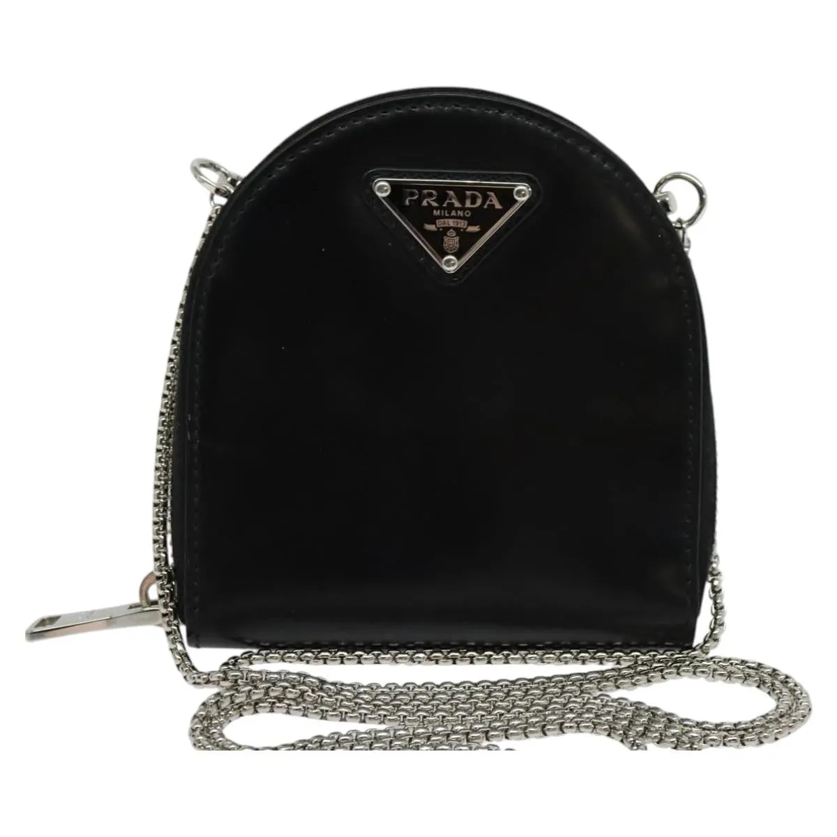 Prada Odette Leather Clutch Bag (Pre-Owned)