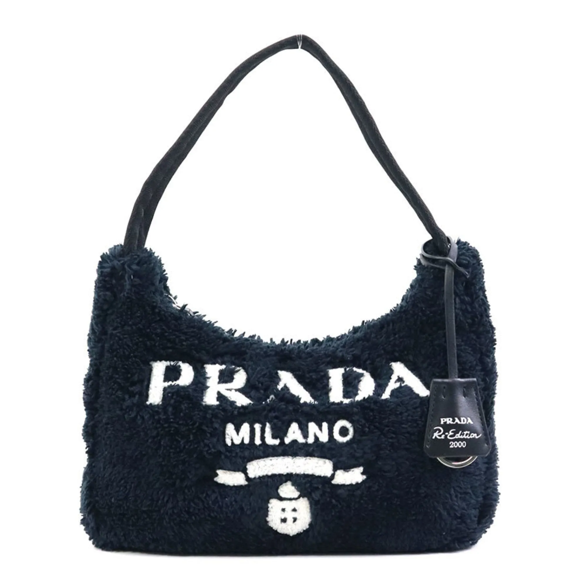 Prada  Pile Fabric Handbag (Pre-Owned)