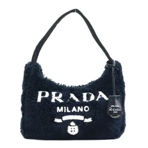 Prada  Pile Fabric Handbag (Pre-Owned)