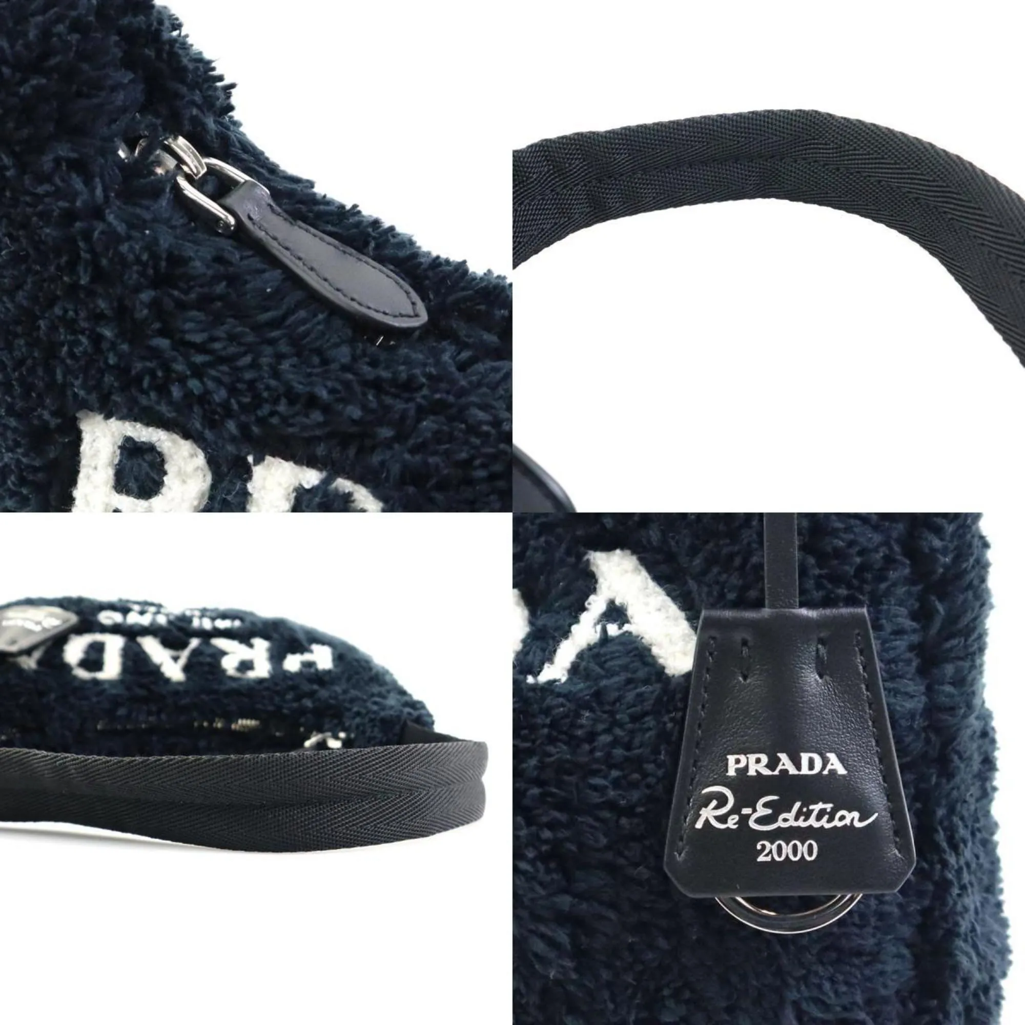 Prada  Pile Fabric Handbag (Pre-Owned)