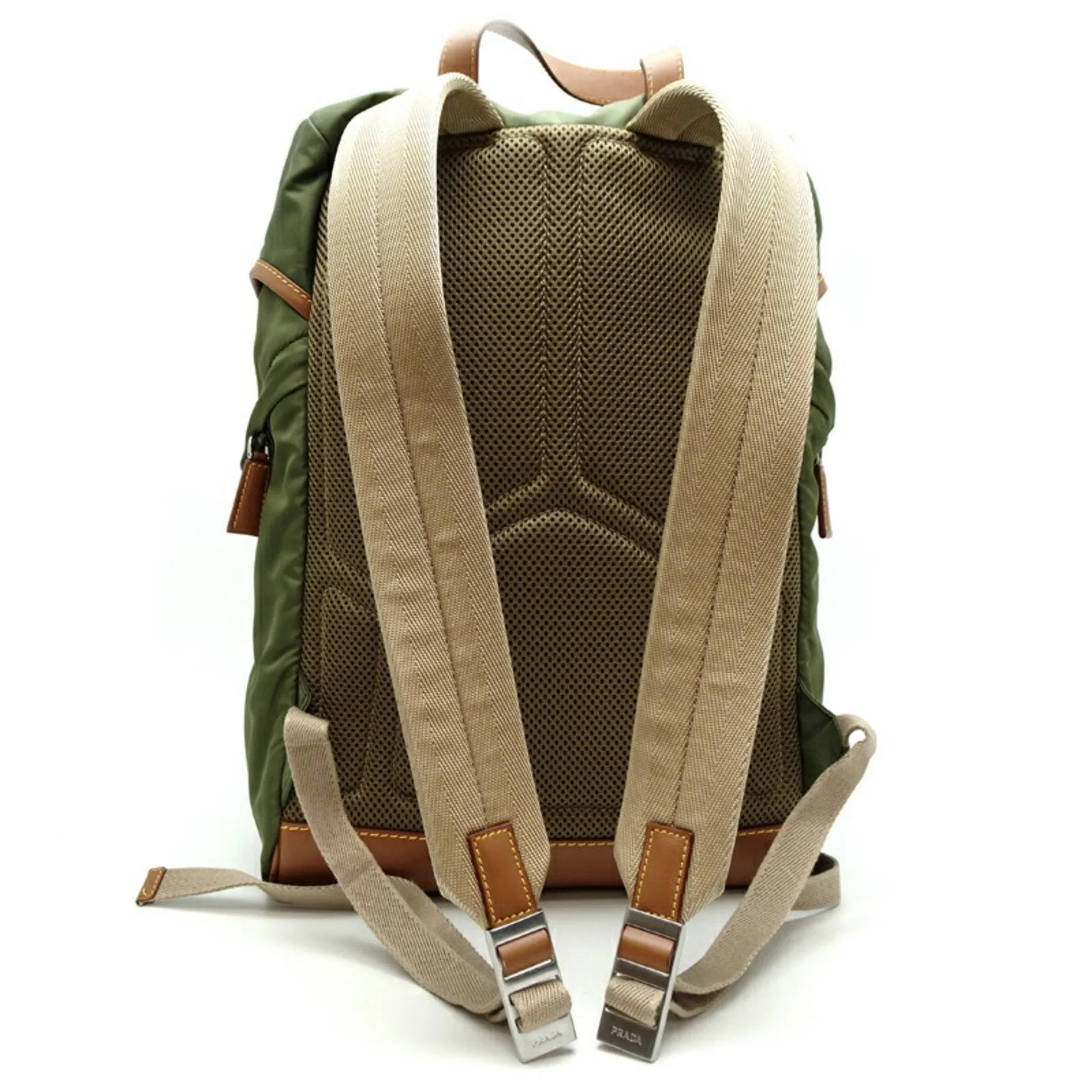 Prada Re-Nylon Synthetic Backpack Bag (Pre-Owned)