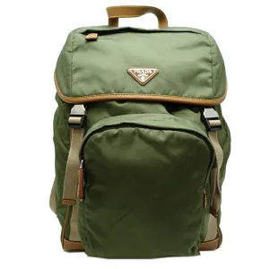 Prada Re-Nylon Synthetic Backpack Bag (Pre-Owned)