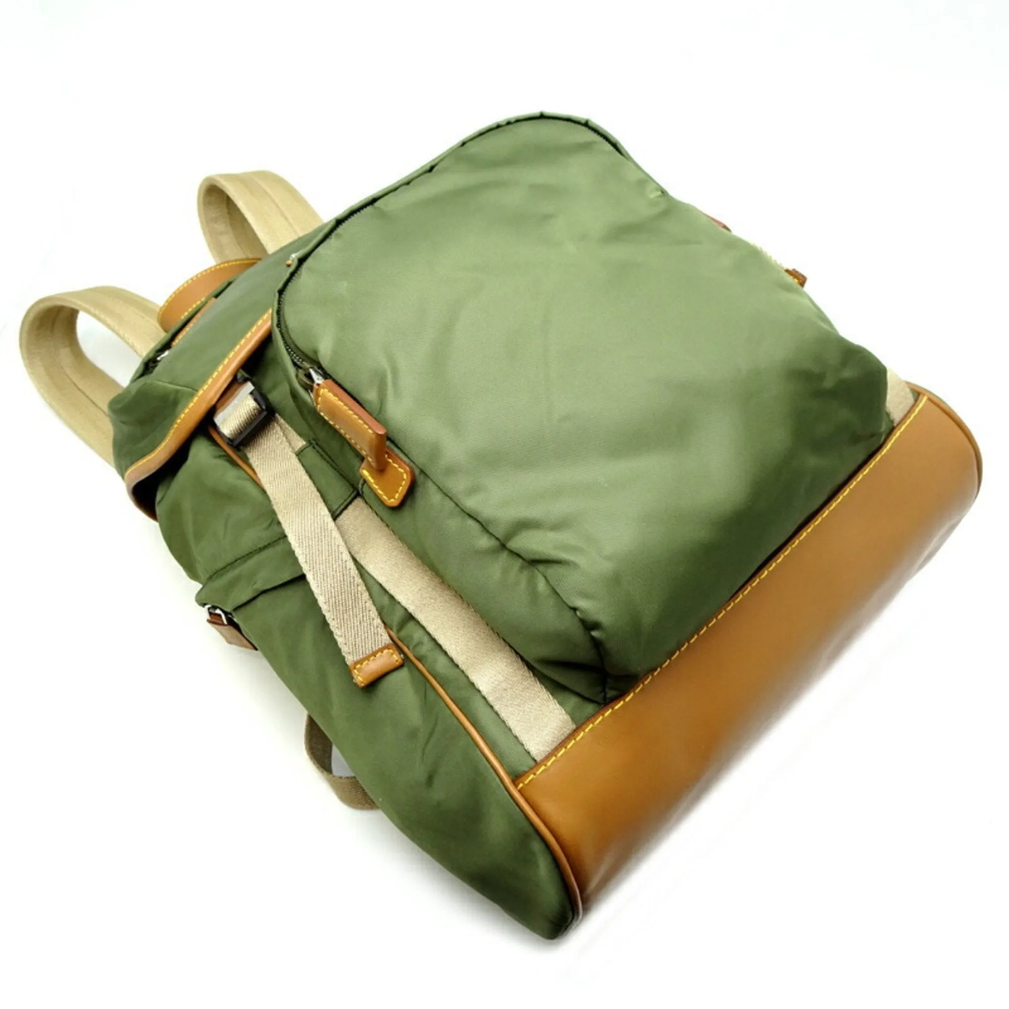 Prada Re-Nylon Synthetic Backpack Bag (Pre-Owned)
