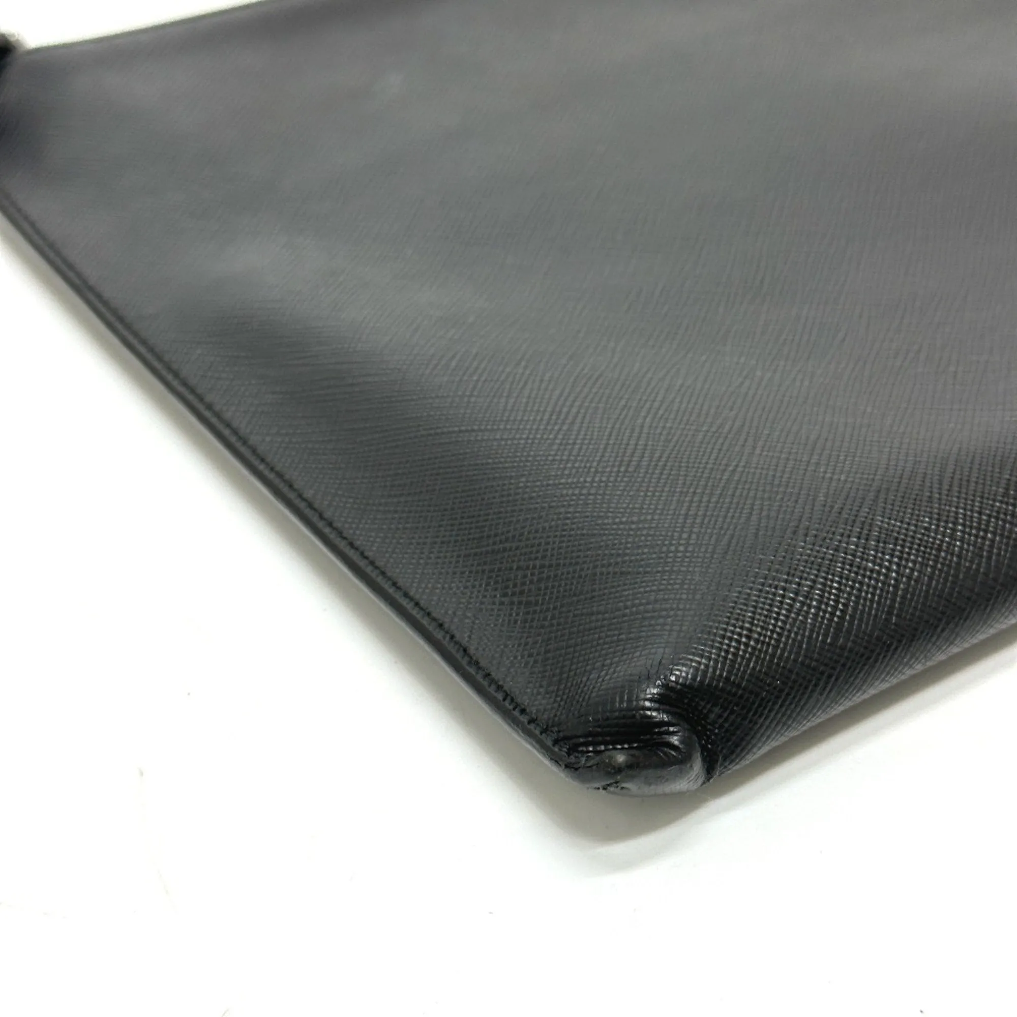 Prada Saffiano Leather Clutch Bag (Pre-Owned)