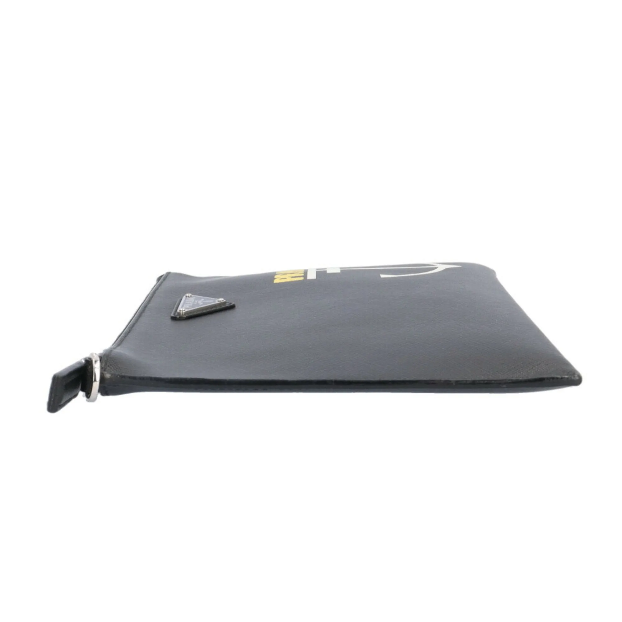Prada Saffiano  Leather Clutch Bag (Pre-Owned)