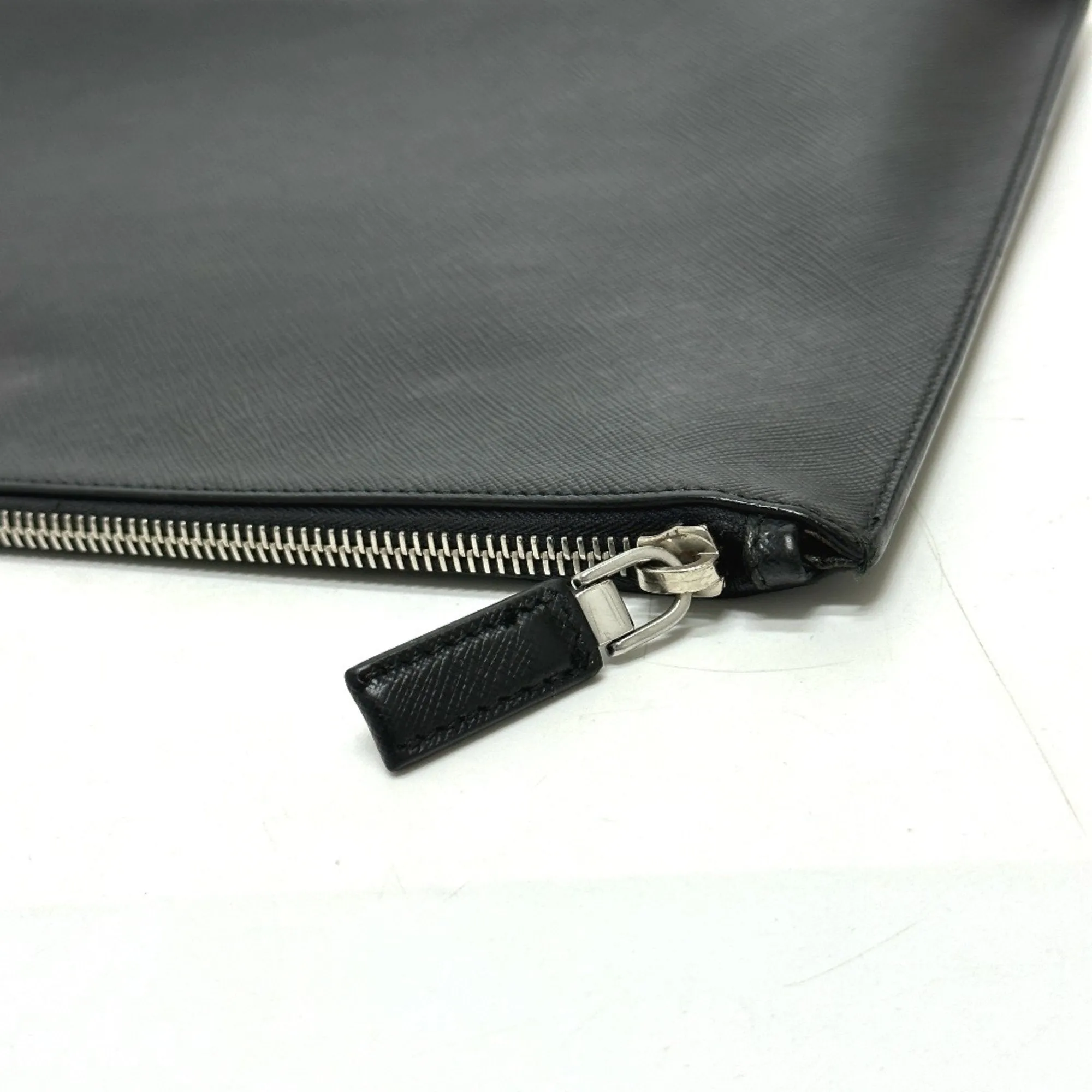 Prada Saffiano Leather Clutch Bag (Pre-Owned)