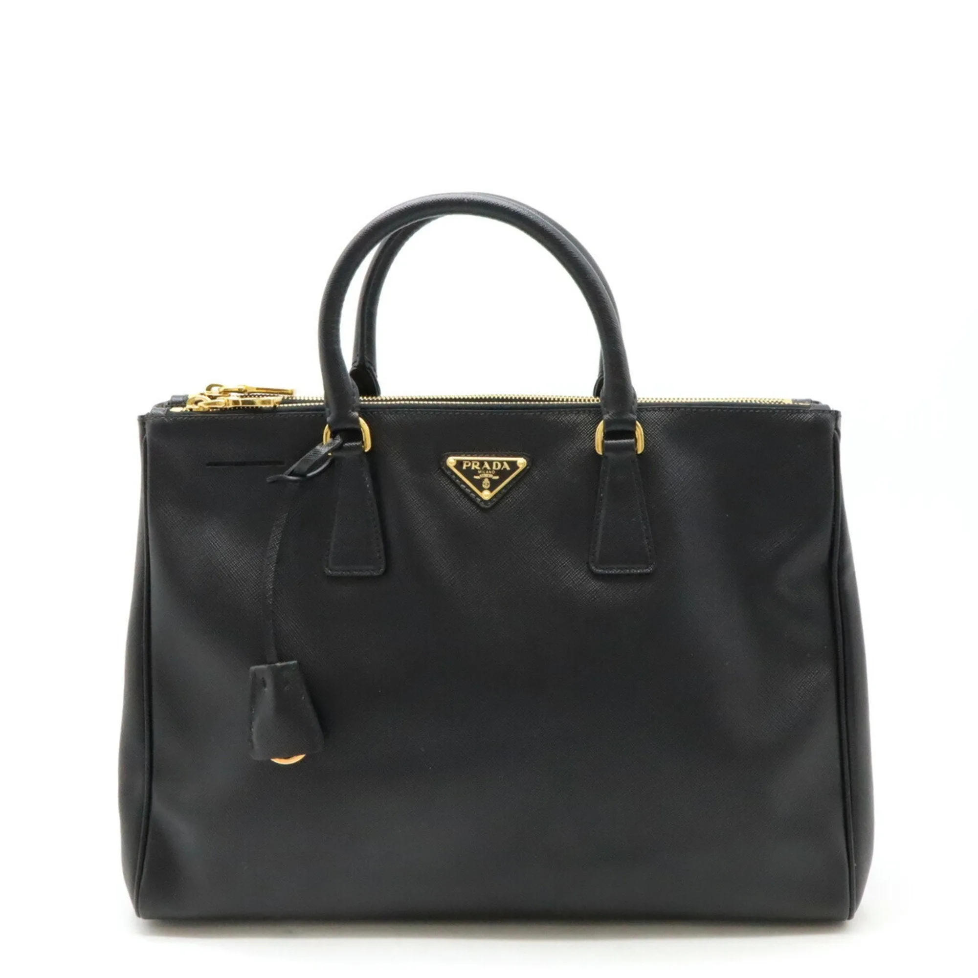 Prada Saffiano  Leather Handbag Tote Bag (Pre-Owned)