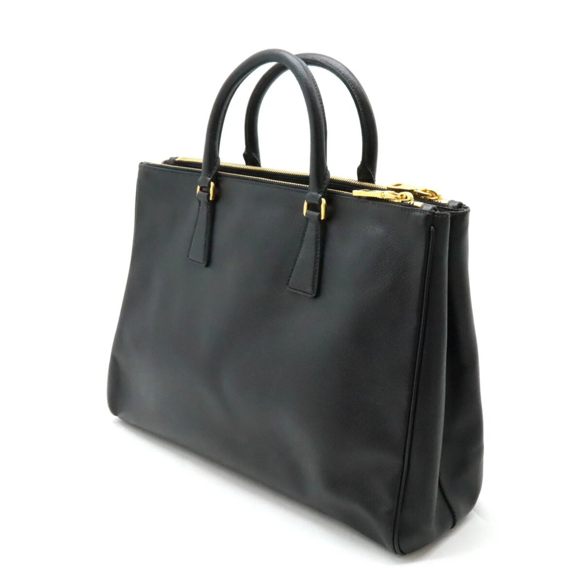 Prada Saffiano  Leather Handbag Tote Bag (Pre-Owned)