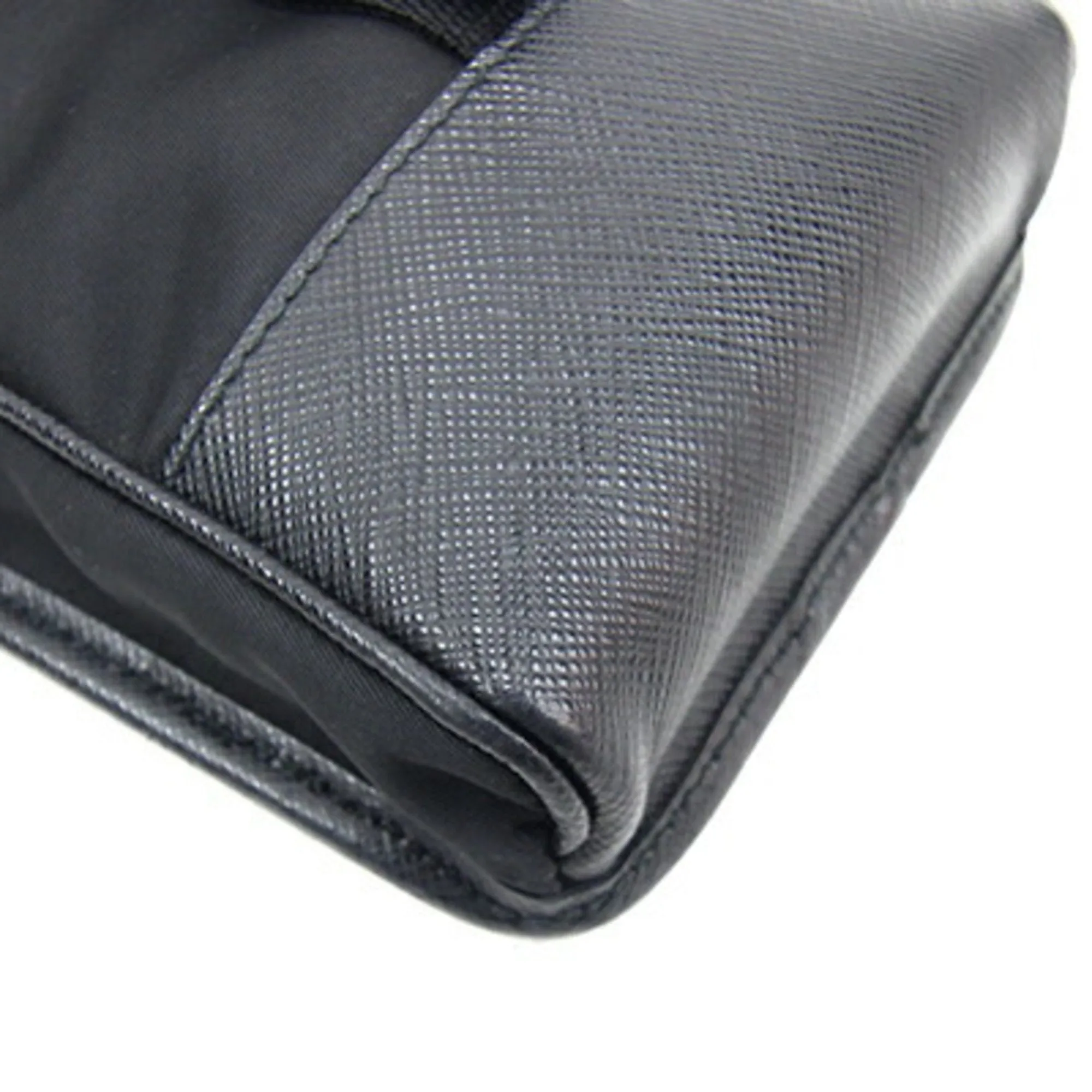 Prada Saffiano Synthetic Clutch Bag (Pre-Owned)