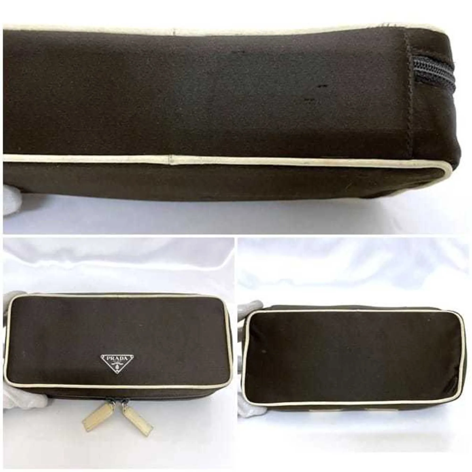 Prada Satin Pouch (Pre-Owned)