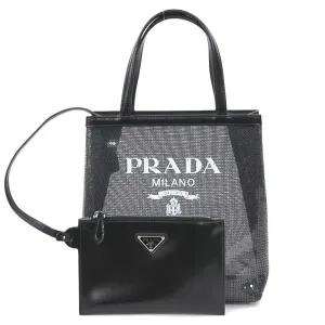 Prada Spangles Leather Handbag (Pre-Owned)