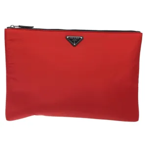 Prada Tessuto Nylon Clutch Bag (Pre-Owned)