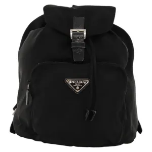 Prada Tessuto Synthetic Backpack Bag (Pre-Owned)