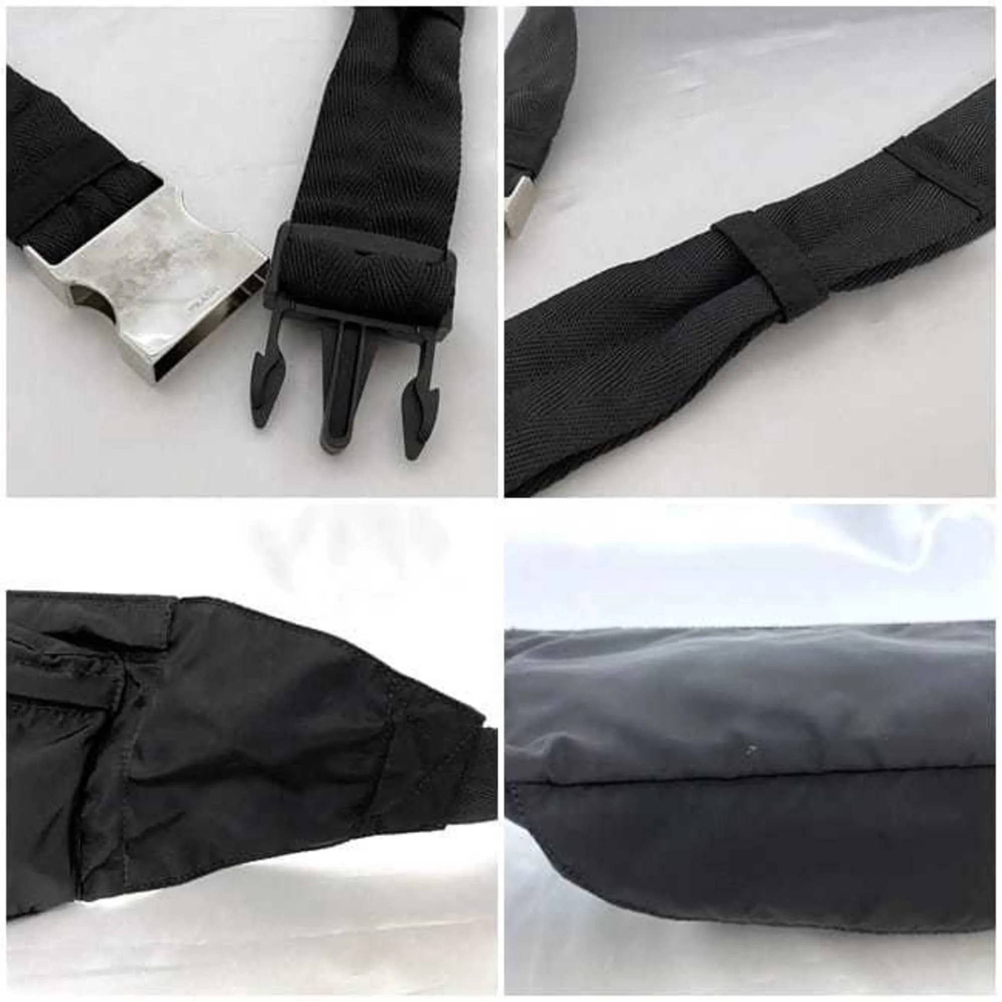 Prada Tessuto Synthetic Clutch Bag (Pre-Owned)
