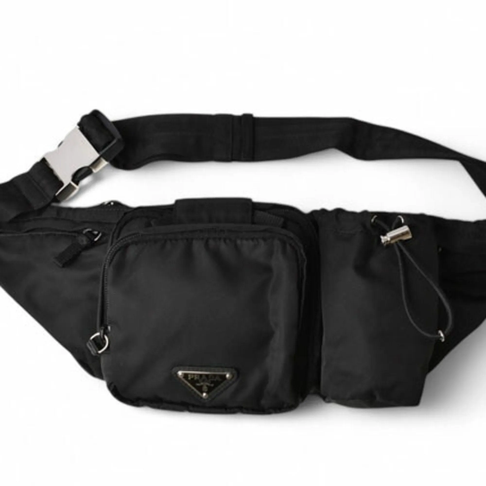 Prada Tessuto Synthetic Clutch Bag (Pre-Owned)