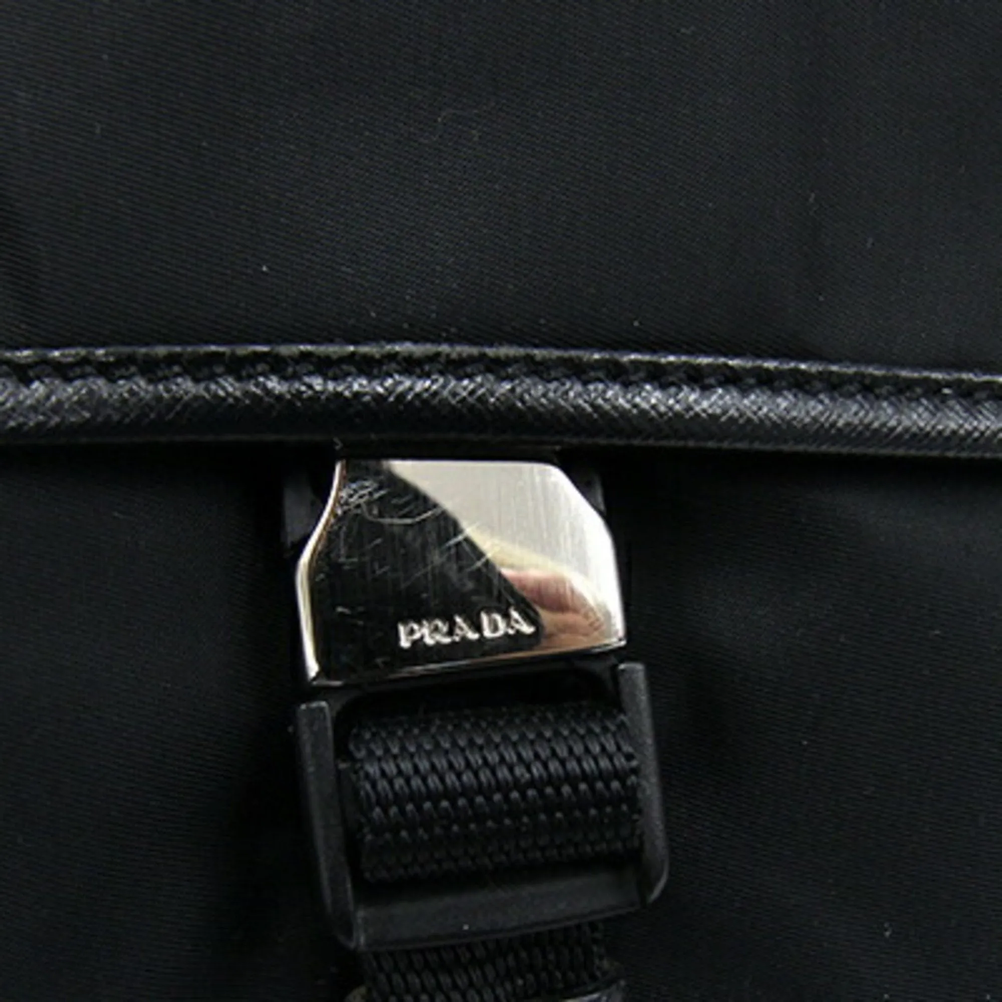 Prada Tessuto Synthetic Clutch Bag (Pre-Owned)