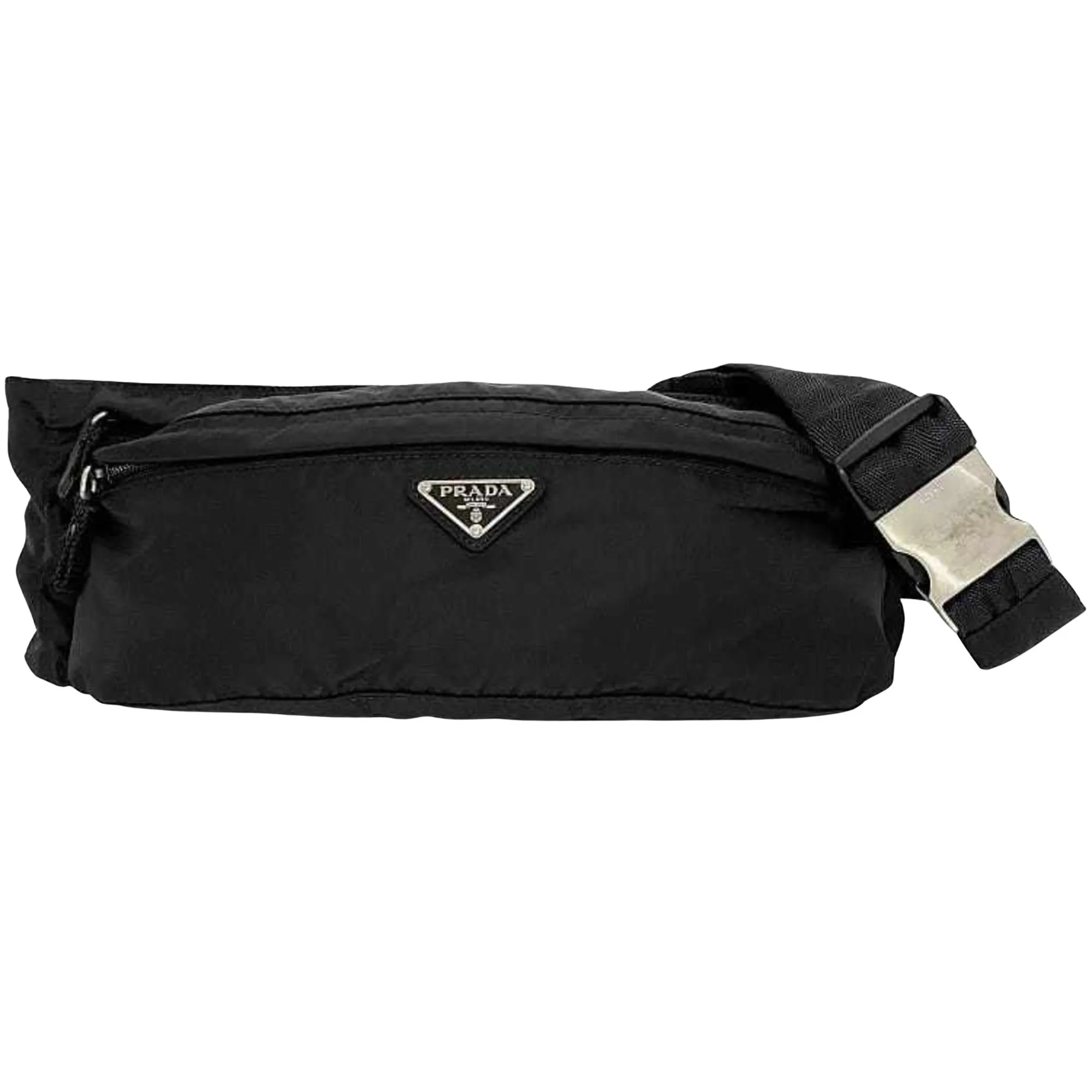 Prada Tessuto Synthetic Clutch Bag (Pre-Owned)