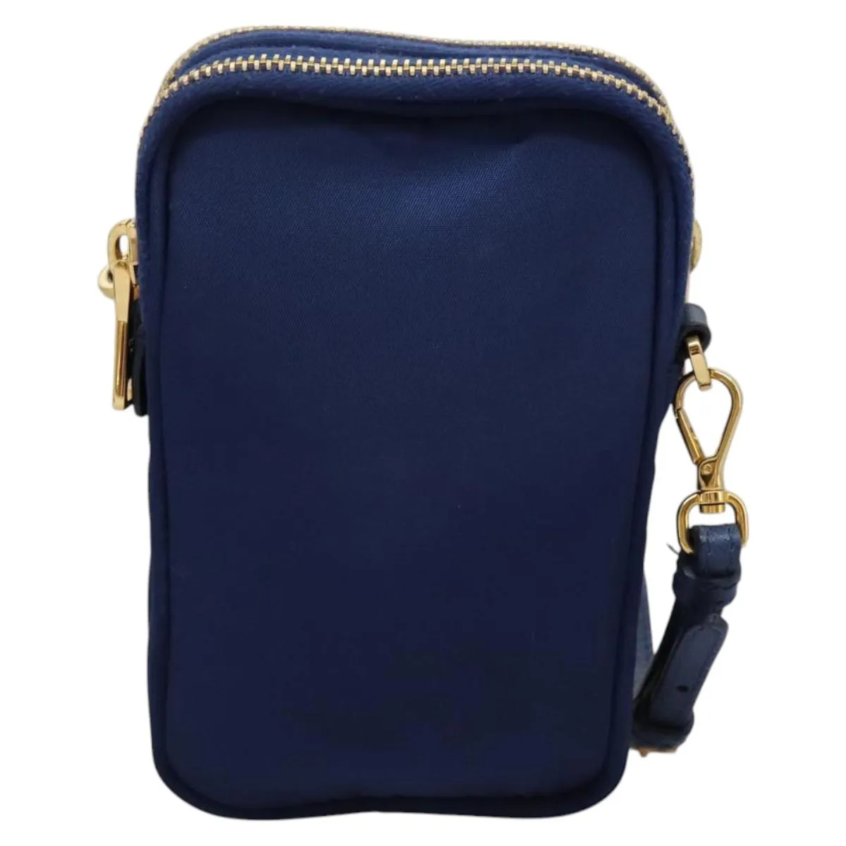 Prada Triangle Logo Synthetic Clutch Bag (Pre-Owned)