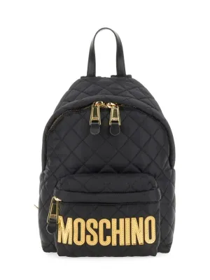 Quilted Nylon Backpack