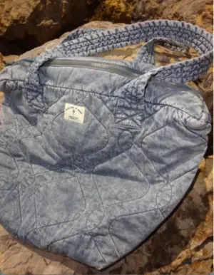 Quilted Tote In Acid Driftwood