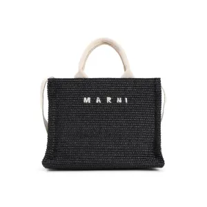 Raffia East-West Tote Bag